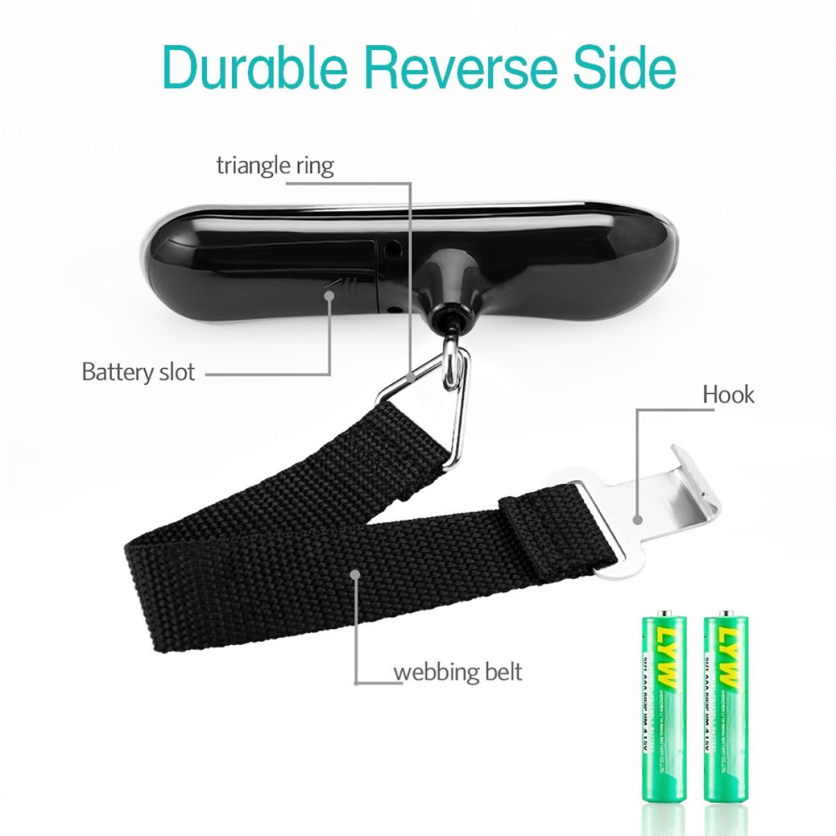 Travel Digital Luggage Scale Backlight Portable Hanging Scale for Luggage LCD Display