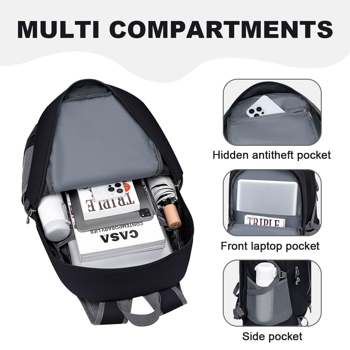 MIYCOO Ultralight Packable Backpack, 35L Waterproof Hiking Daypack