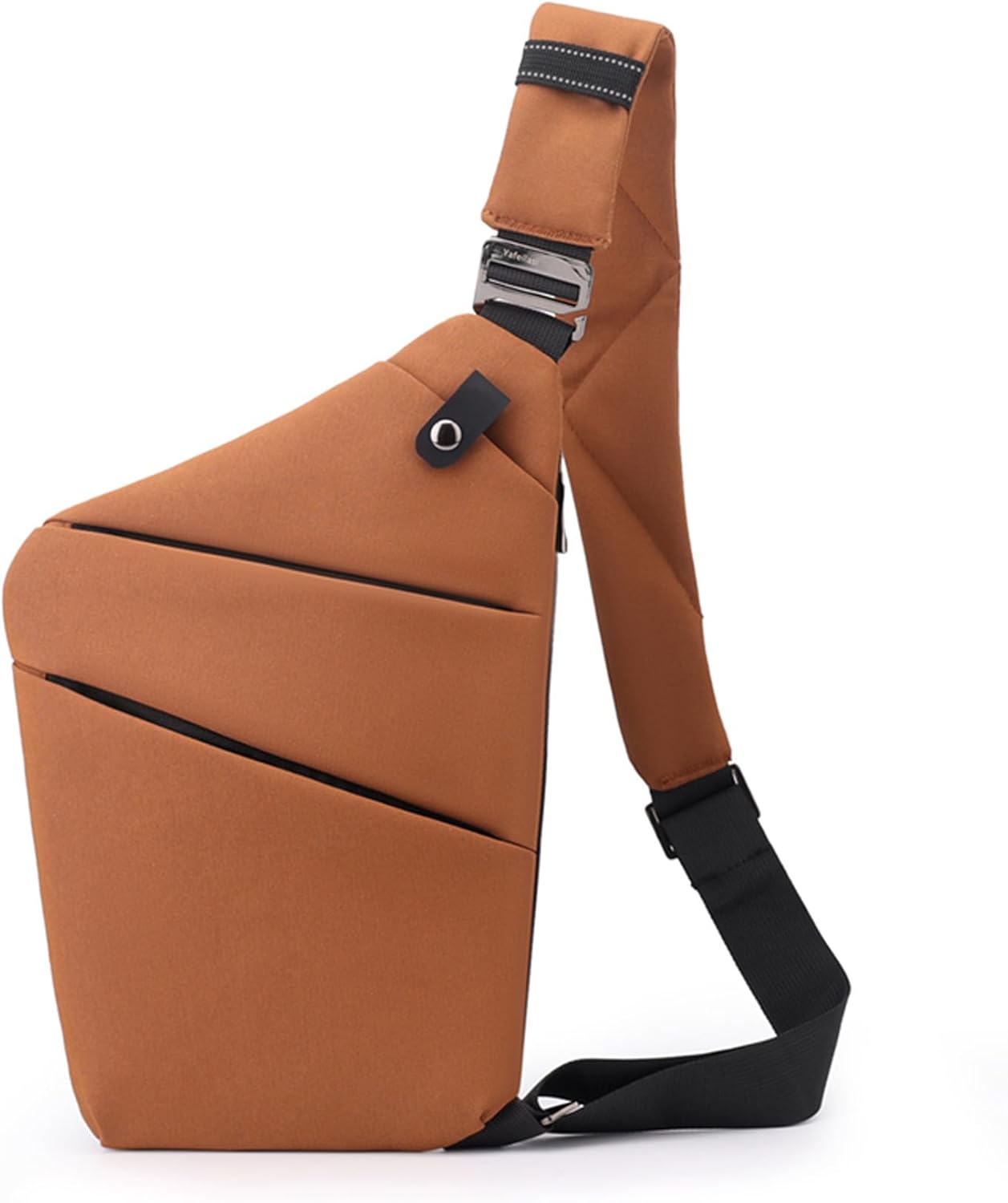 Anti Theft Crossbody Bags for Women, 2025 New Anti-Theft Travel Bag, Shoulder Bag Anti-theft Design for Travel, Sport (Brown - Right Shoulder)