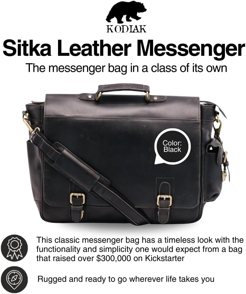 Sitka Leather Messenger