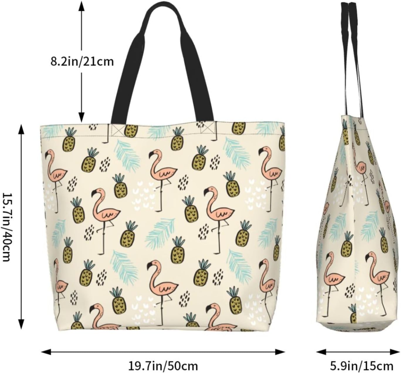 Tote Bag Beach Bag for Women Reusable Grocery Large Shopping Shoulder Bag Travel Handbag