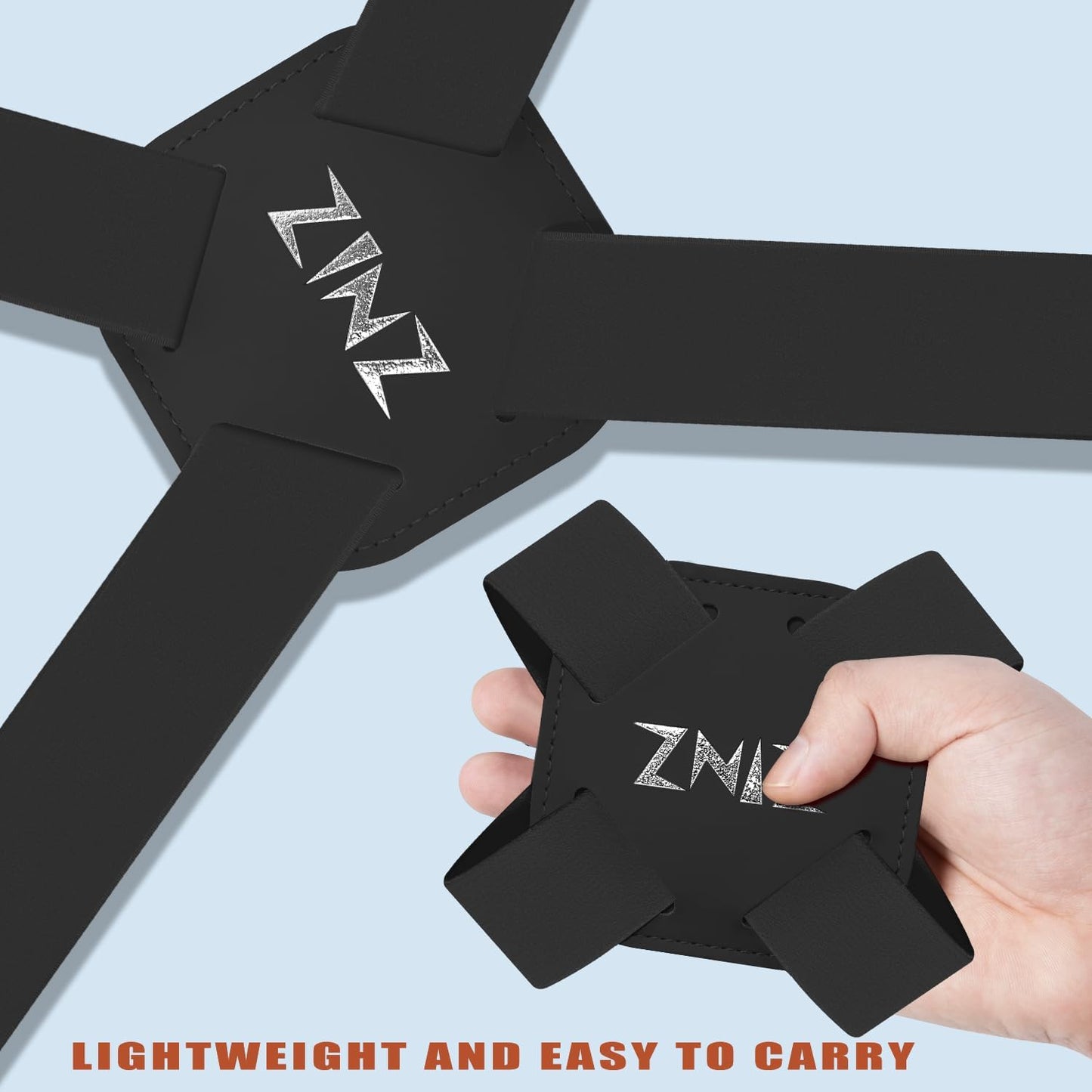 ZINZ Luggage Strap, High Elastic Suitcase Belt Adjustable Bag Bungees for Easier Travel，Black