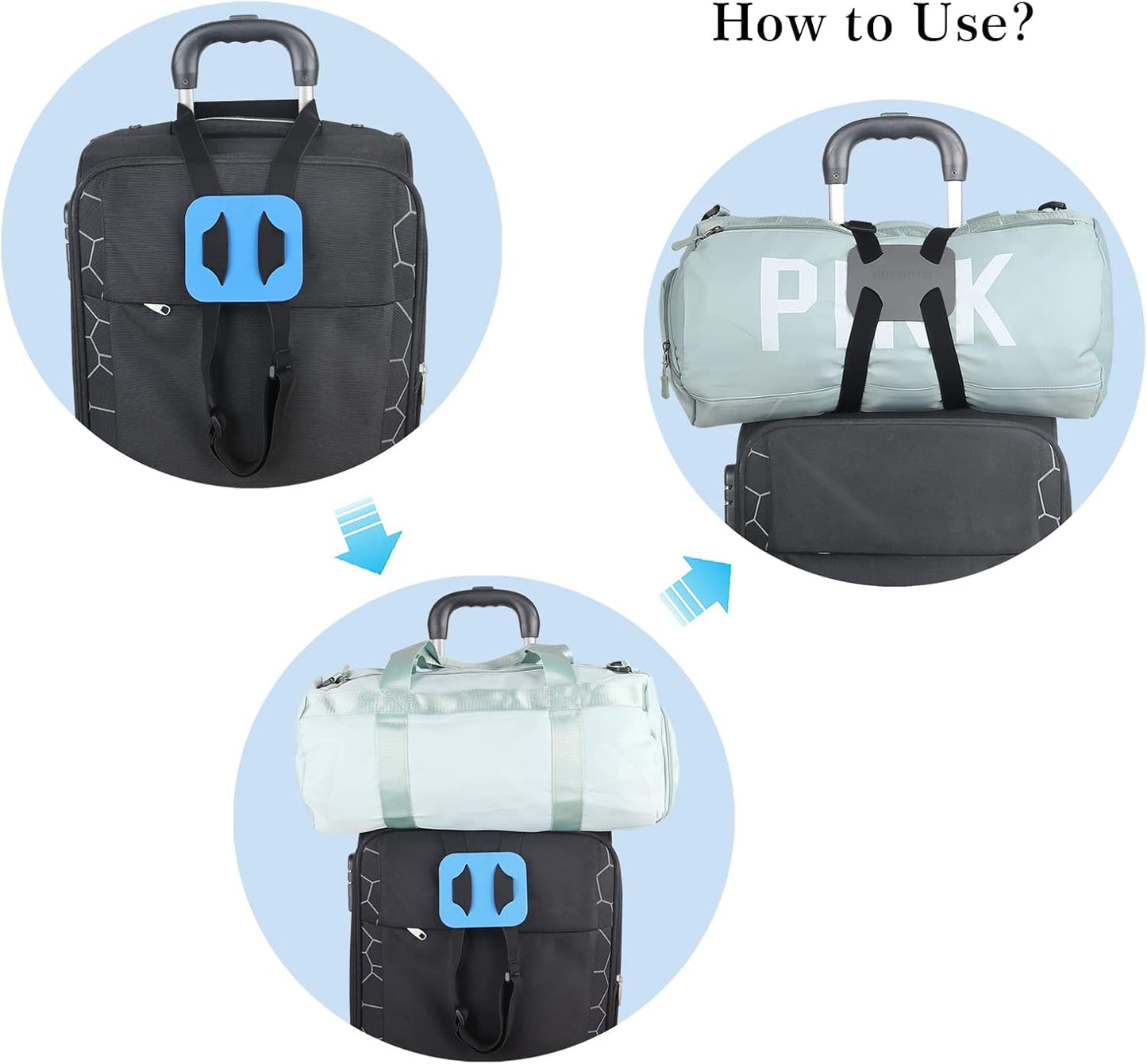 luggage bungee Luggage Straps for suitcases，Bag Bungee for Luggage，Adjustable Size Luggage Straps