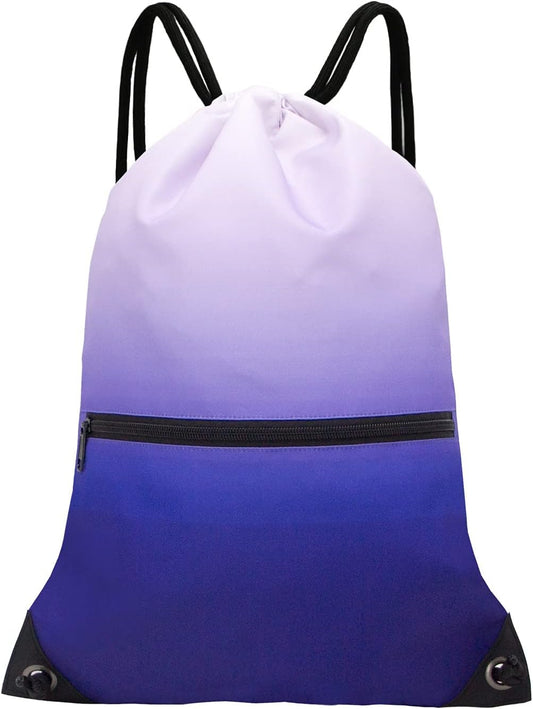 HOLYLUCK Drawstring Backpack Bag Sport Gym Sackpack