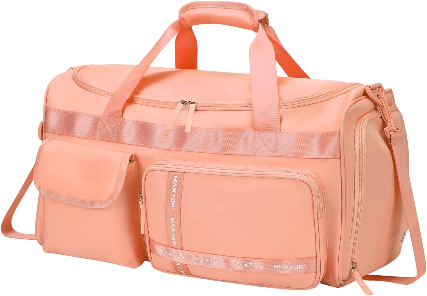 MAXTOP Gym Bag for Women Men Travel Duffle Bag Large Capacity Carry On Weekender Overnight Bag With
