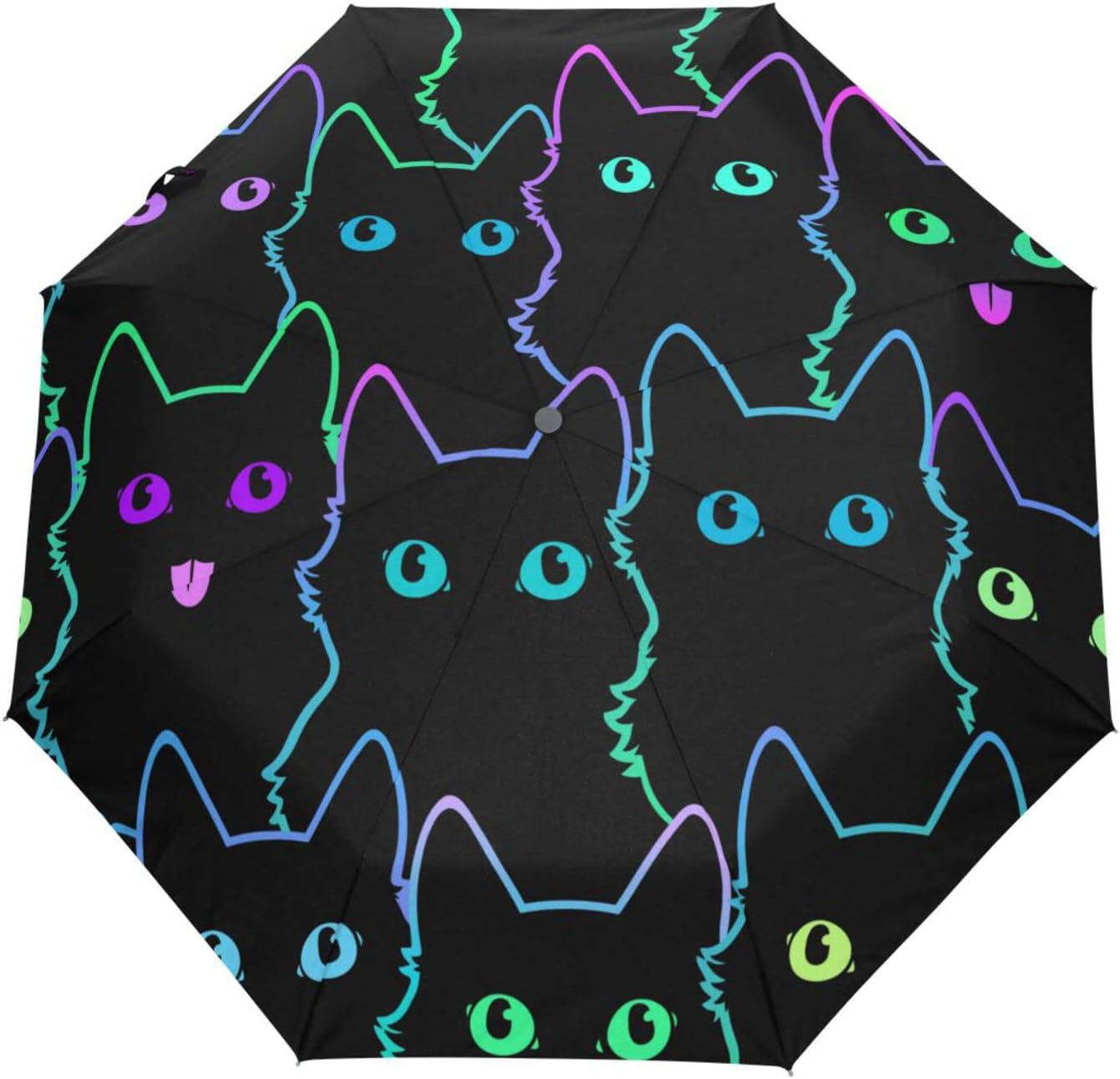 Automatic Umbrella One Touch Auto Open and Close Button Compact Travel Umbrella for Women Men Kid