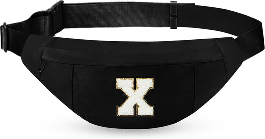 MAXTOP Large Crossbody Fanny Pack with 4-Zipper Pockets,Gifts for Enjoy Sports Festival Workout Traveling Running Casual Hands-Free Wallets Waist Pack Phone Bag Carrying All Phones