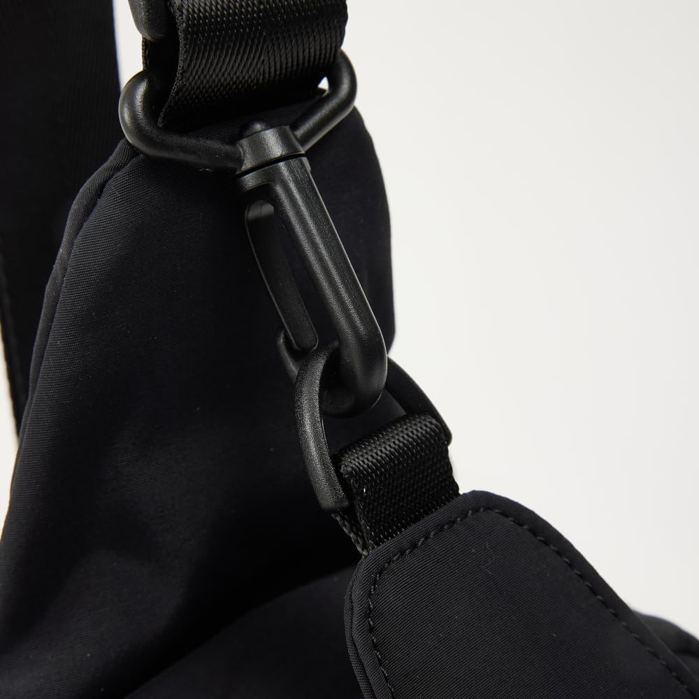 VAKAER Small Sling Bag for Women, Small Crossbody Bags with Adjustable Straps, Lightweight Chest Bag Casual Daypack Backpacks for Travel Hiking (Black)