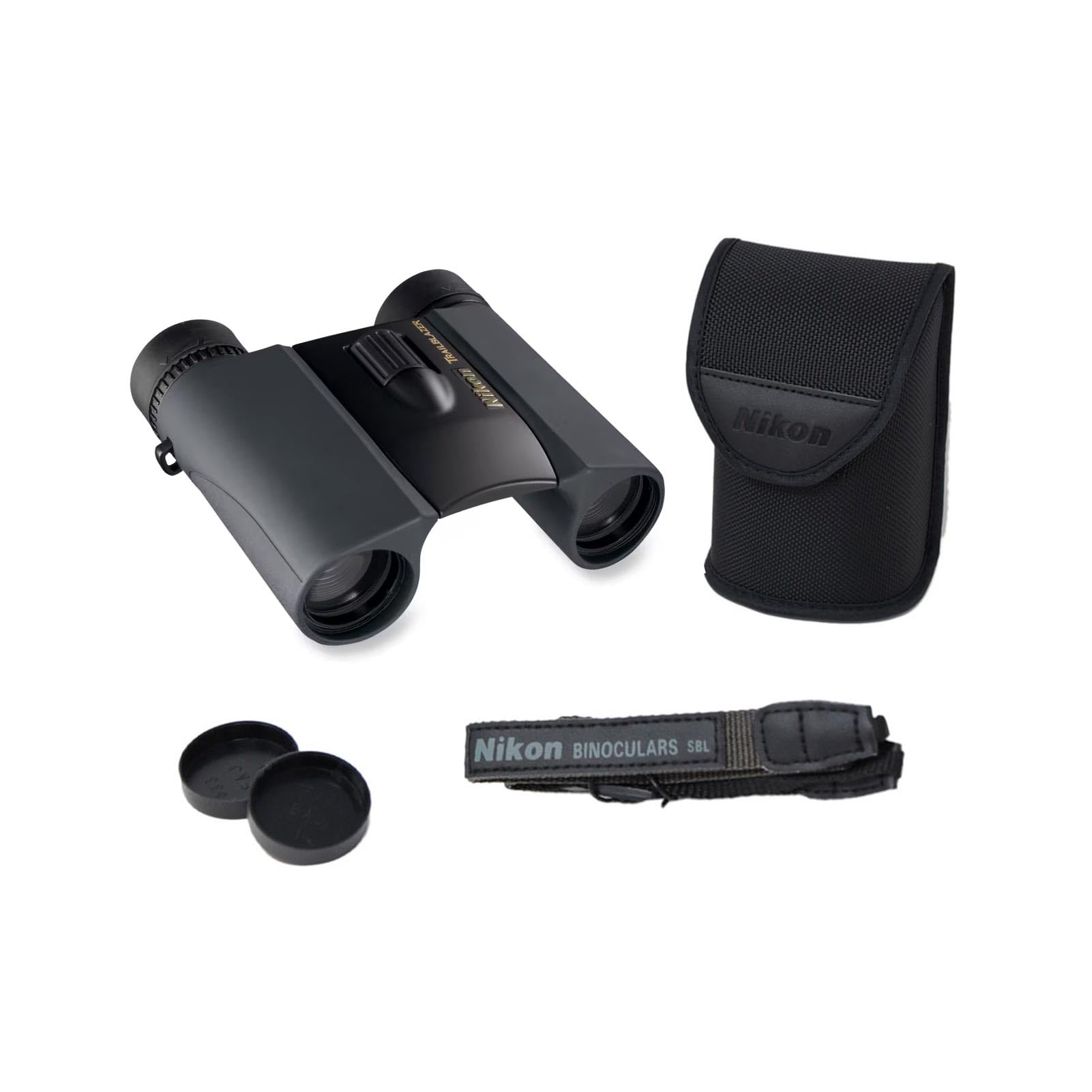 Nikon Trailblazer 10x25mm Binoculars - Compact, Waterproof & Fogproof, Bright Multilayer-Coated