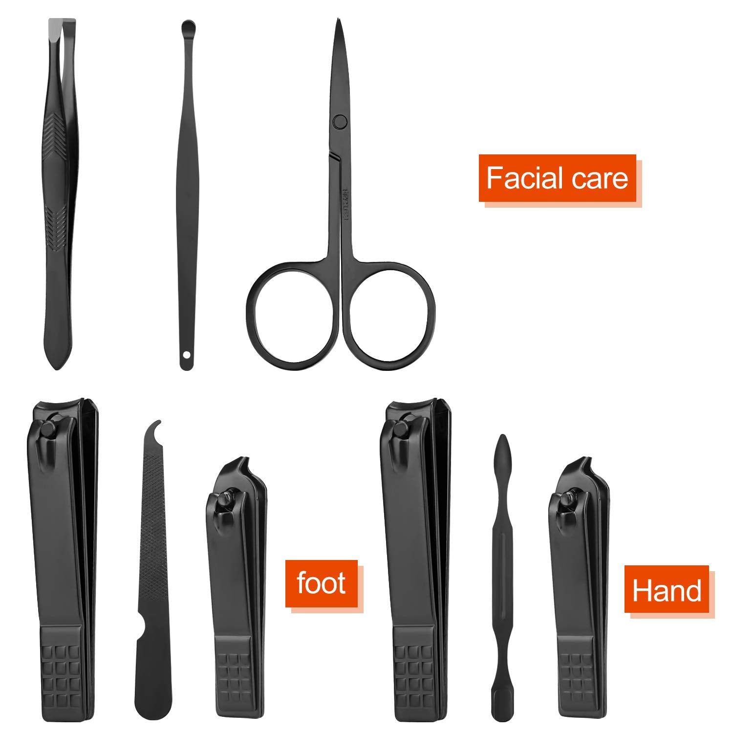 Aceoce Manicure Set Professional Nail Clippers Set Manicure Pedicure Kit
