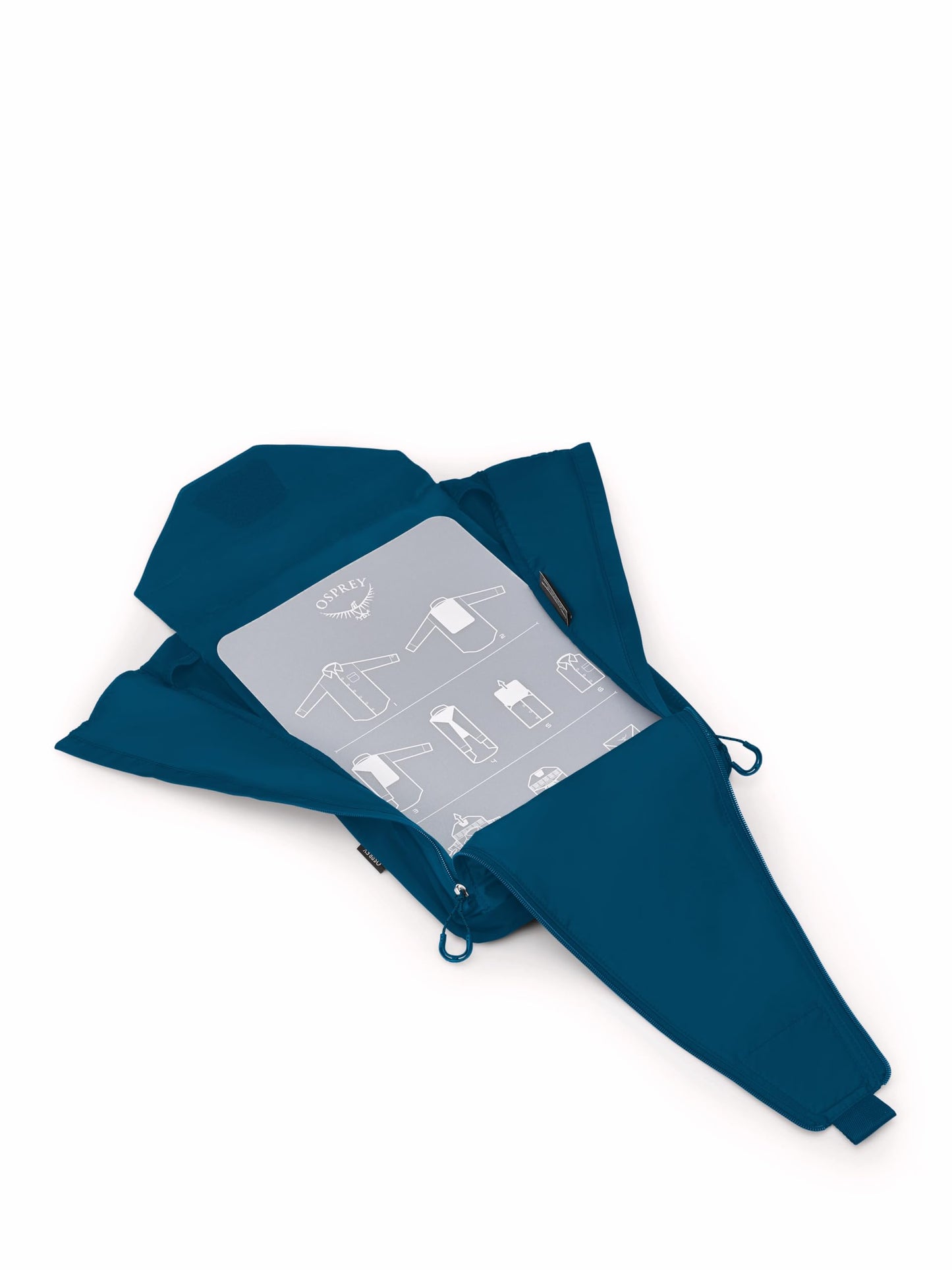 Osprey Ultralight Garment Folder Packing Organizer, Waterfront Blue