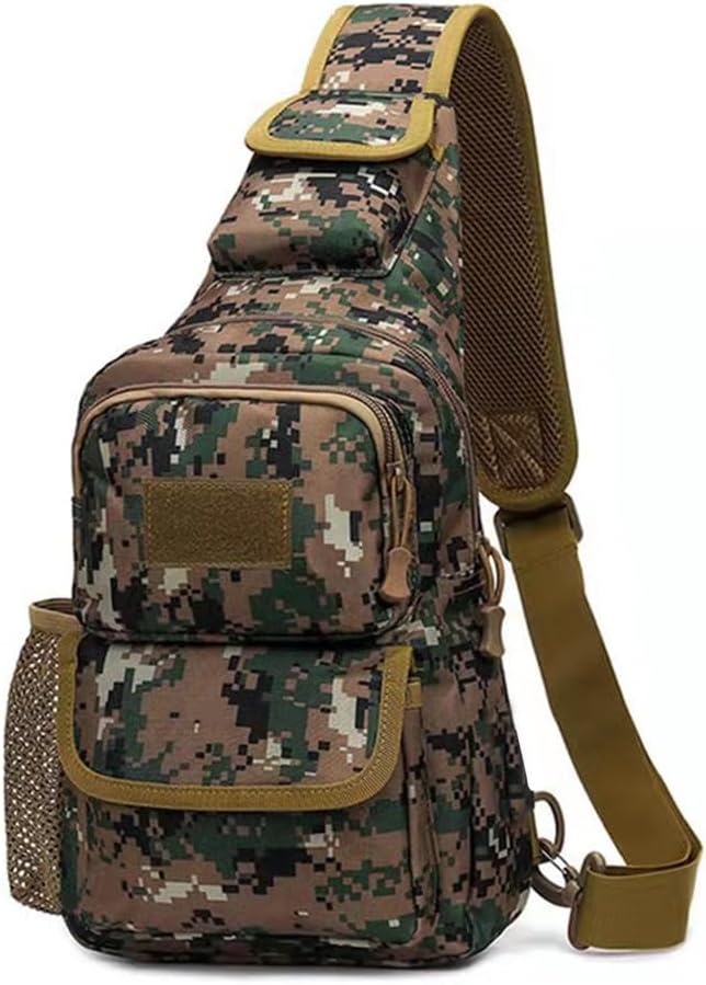 Sling Bag Crossbody Backpack for Men,Handiness Skiing Sling Bag, Lightweight Daypack for Hiking Travel (Color 4)