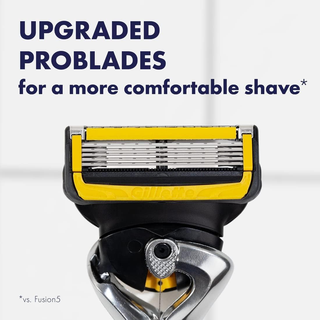Gillette ProGlide Shield Men's Razor, 5 Bladed Razor, with Precision Trimmer, Comfortglide Lubrication, Glide and Comfort, Handle + 4 Blade Refills