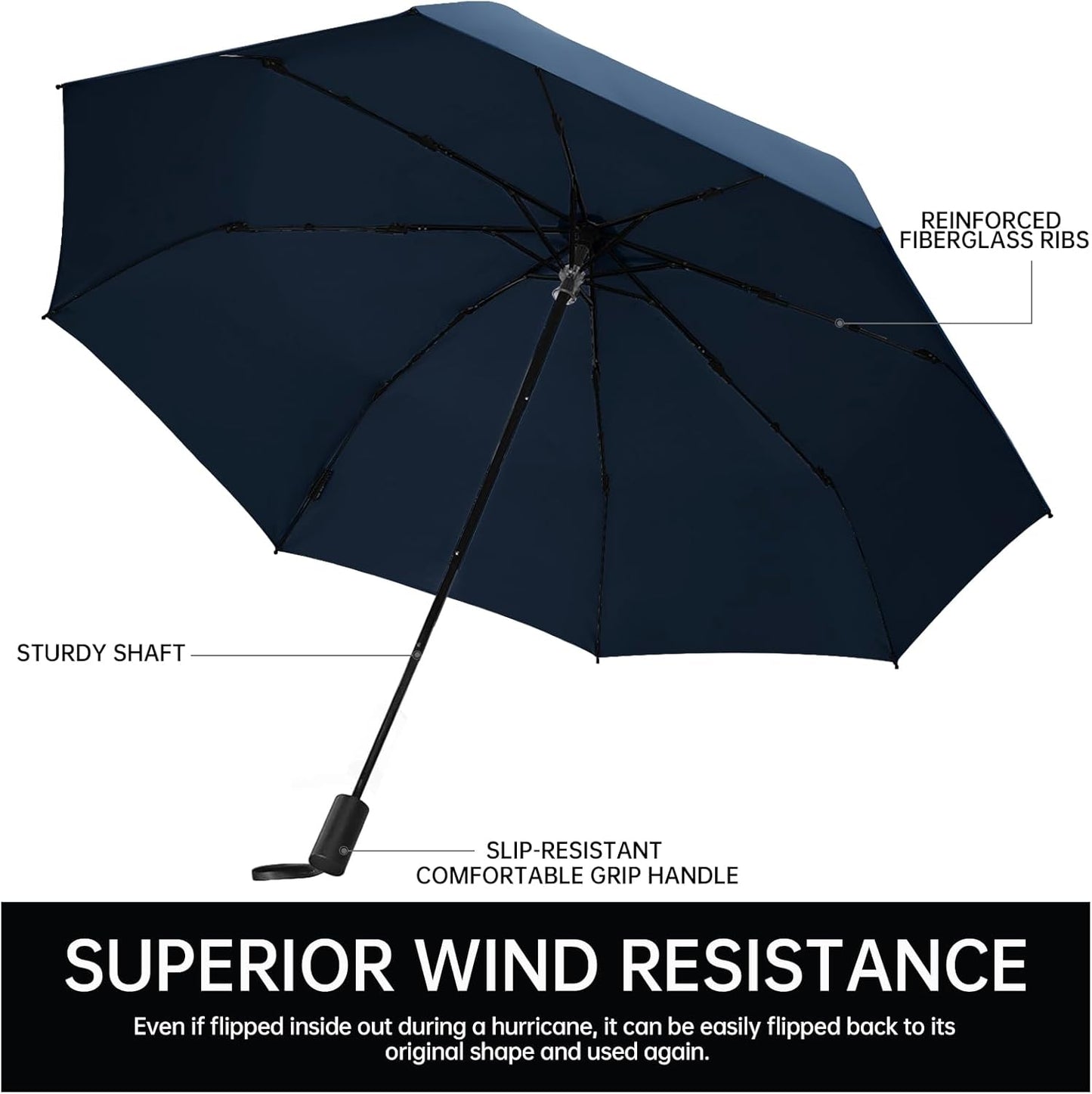 Compact Travel Umbrella, Small Pocket Mini Umbrella for Purse Wallet, UV Sun Rain Umbrellas for Backpack, Portable Folding Umbrellas for Women Kids