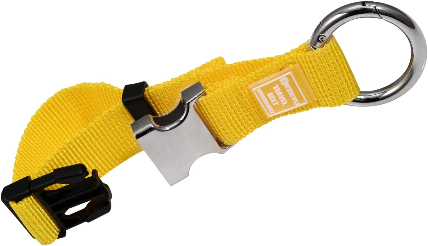 2PCS Heavy Duty Add a Bag Luggage Strap Jacket Gripper,Carry-on Baggage Suitcase Straps Belts Travel Accessories