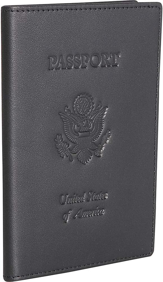 Royce Leather Passport Holder and Travel Document Organizer