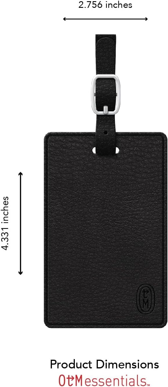 OTM Essentials University of Florida Faux Leather Luggage Tag, Durable Travel Accessories with