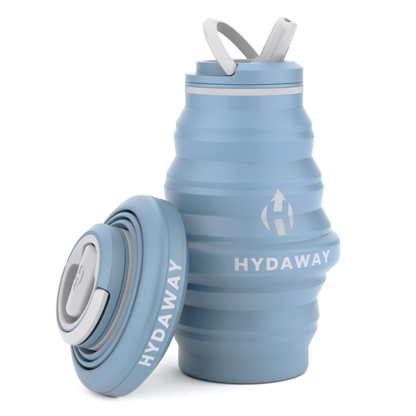 HYDAWAY 17oz Collapsible Water Bottle, Packable Leakproof for Travel
