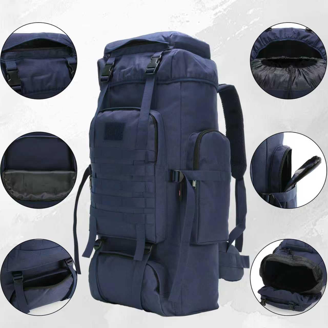 Hiking Backpack for Men 70L/100L Camping Backpack Military Rucksack Molle 3 Days Assault Pack for