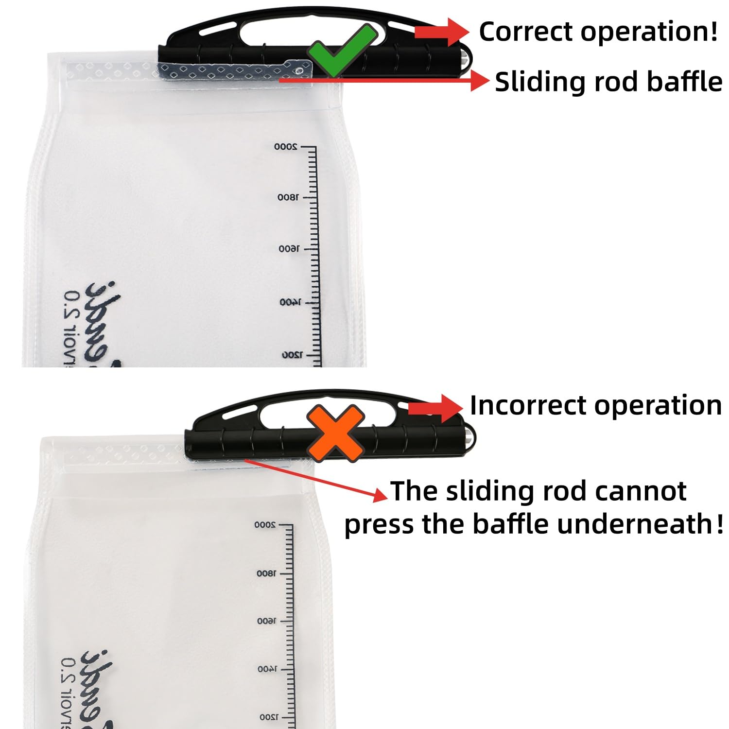 Baen Sendi 2 Pack Hydration Pack with 2L Backpack Water Bladder - Great for Outdoor Sports of