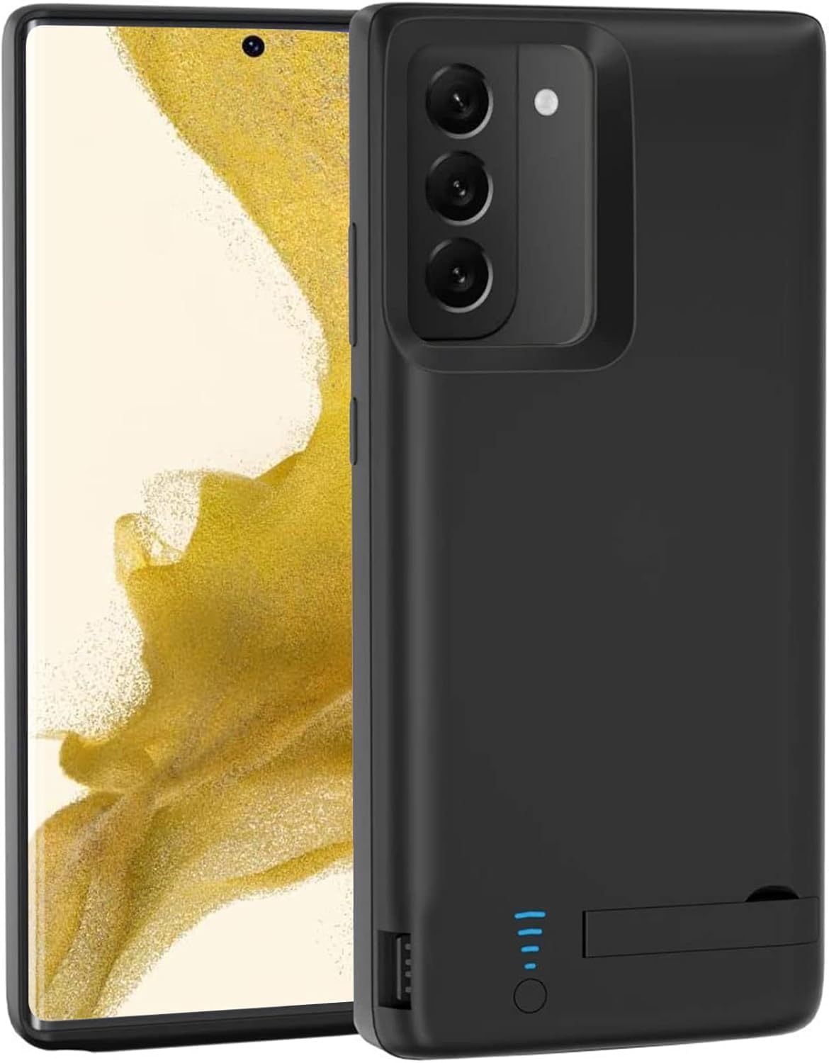 Battery Case for Galaxy S25 Plus / S24 Plus, Batteri Charging Cases for Samsung Galaxy S24 Plus / S25 Plus Rechargeable Extended External Backup Power Bank Charger Cover, Added Extra Juice