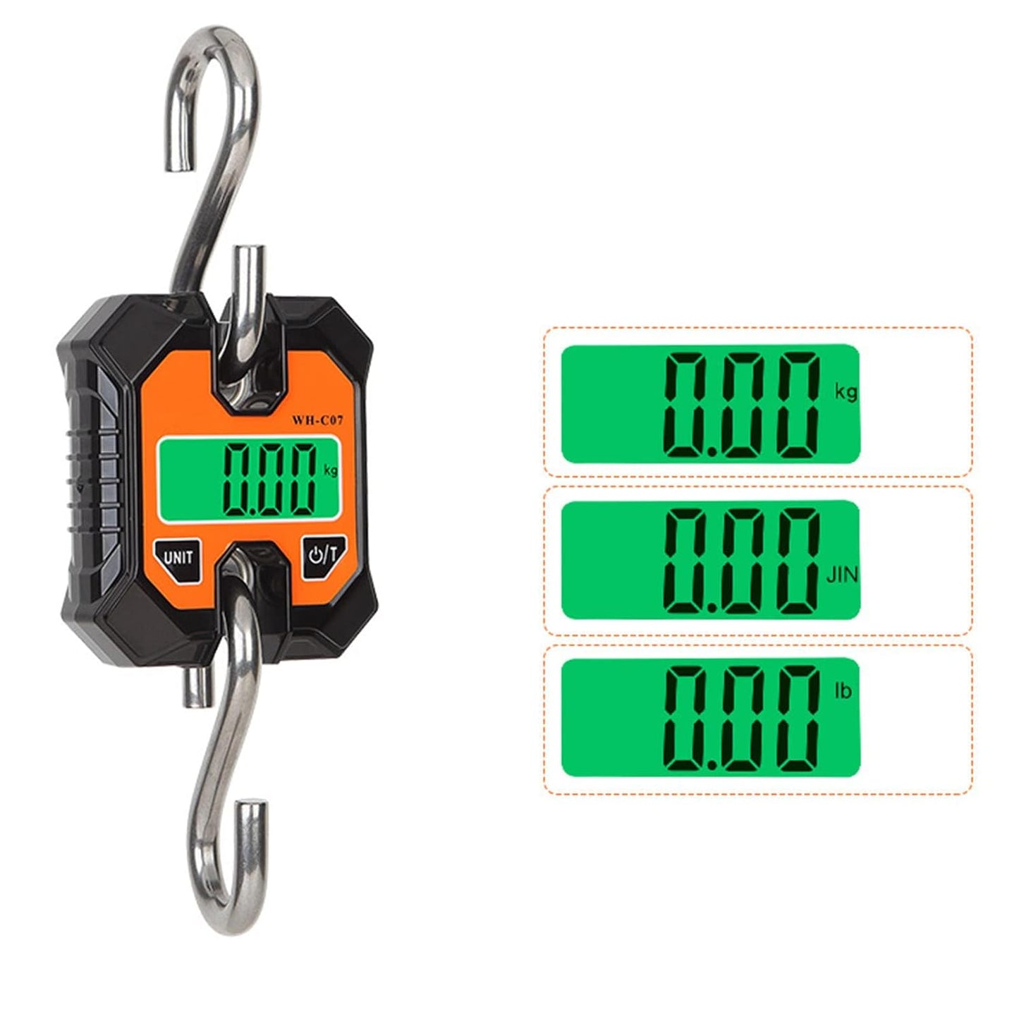 Electronic Hook Scale, Portable Handheld Digital Hanging Weight, Luggage Scale, Scales for Industrial Use