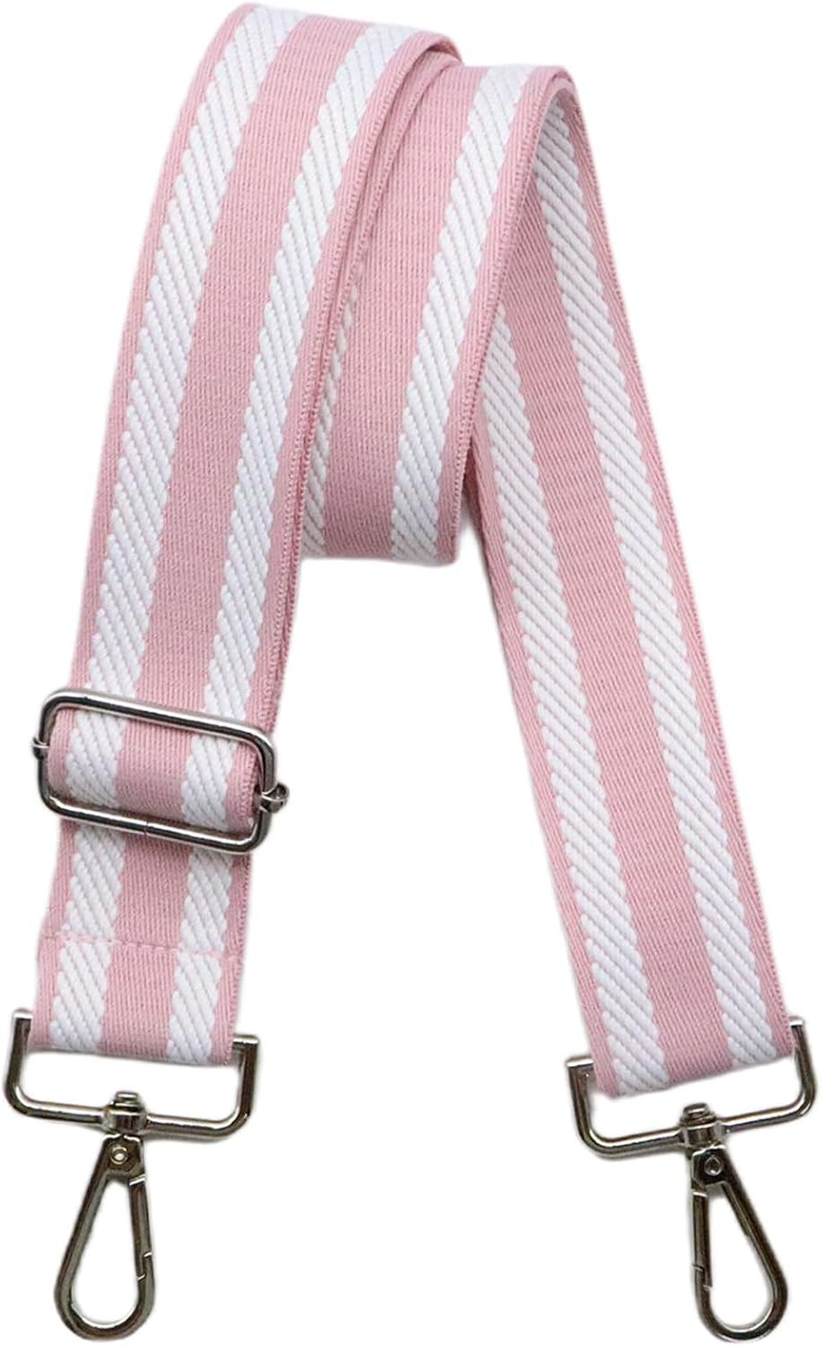 Adjustable Purse Strap - 1.5" Wide Handbags, Camera, Guitar, Phone & Crossbody Bag Replacement Shoulder Straps(Silver Hardware)