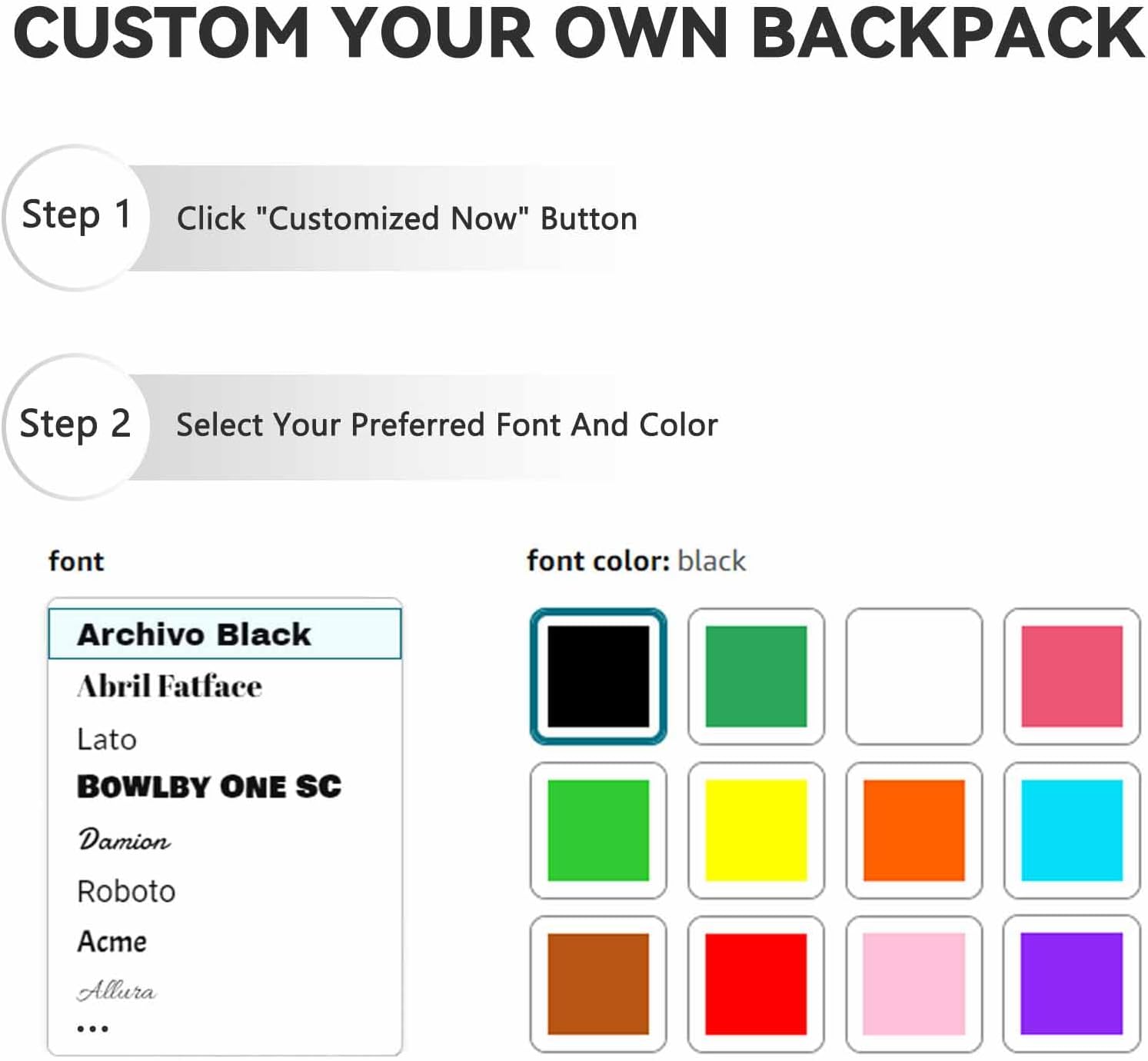 Custom Backpack for Girls - 17 Inch Cute Cow Backpack for Kids Children - Rainbow Cow Print