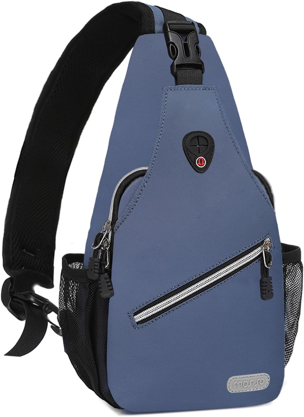 MOSISO Mini Sling Backpack,Small Hiking Daypack Travel Outdoor Casual Sports Bag, Haze Blue