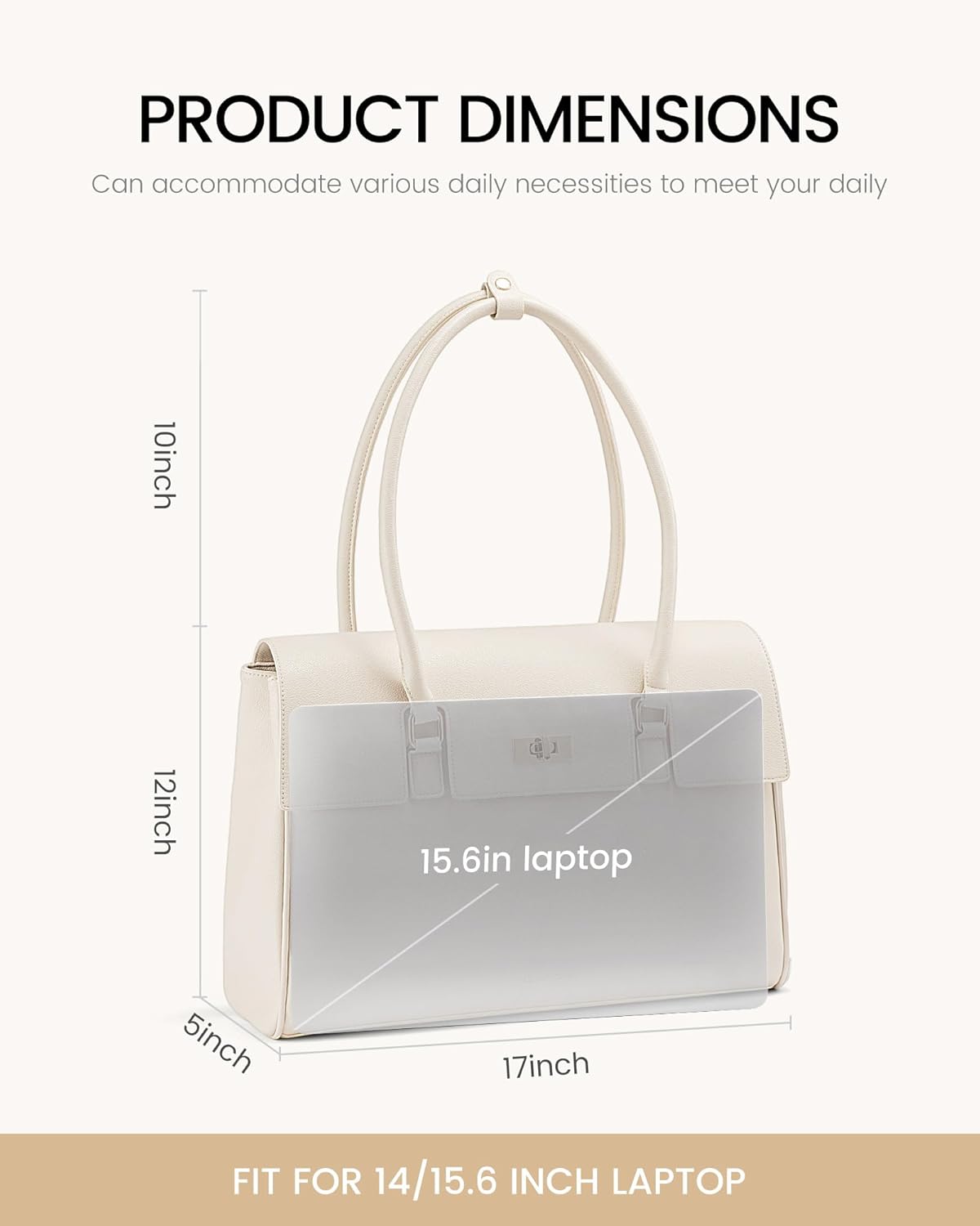 LOVEVOOK Laptop Bag for Women Work Tote Messenger Bag Waterproof Business Office Professional Handbag Shoulder Bag