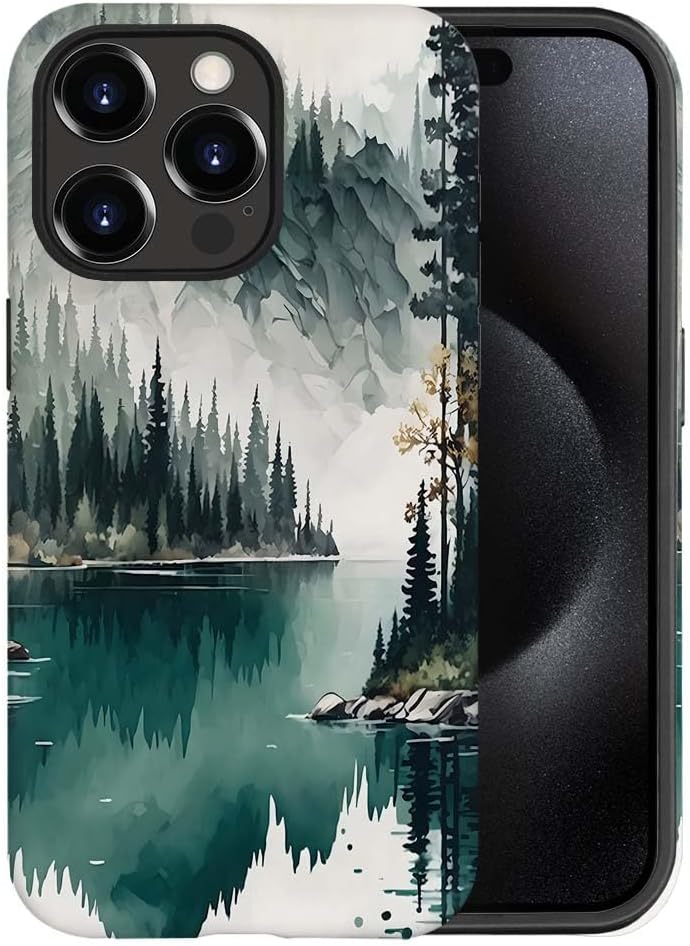 SEized Case Compatible with for iPhone 11 Pro,Mountain Forest Landscape Phone Case for Girl Women Boy Men,Durable Protection Case for iPhone 11 Pro
