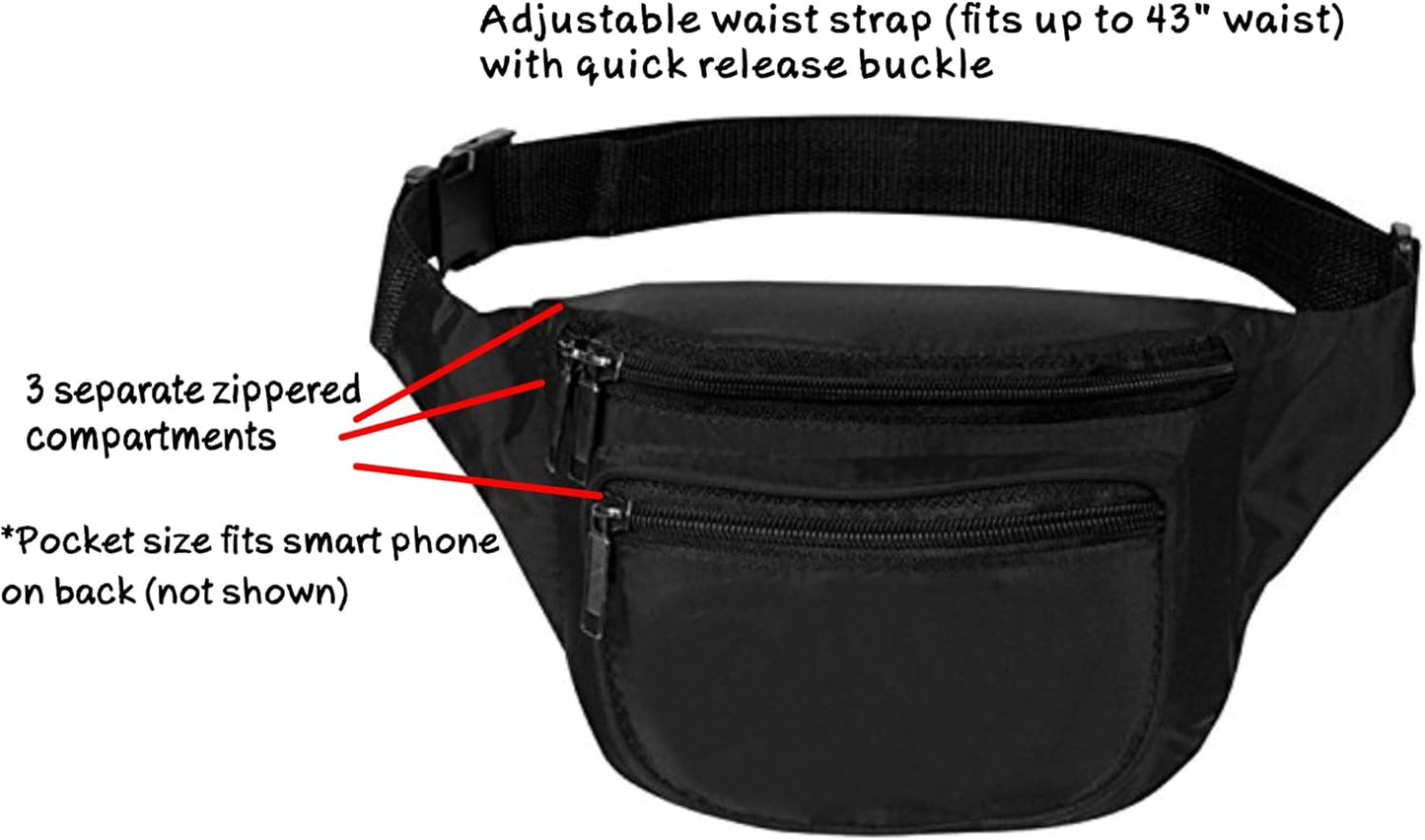 Fanny Pack, BuyAgain Quick Release Buckle Travel Sport Waist Fanny Pack Bag For Men Or Women