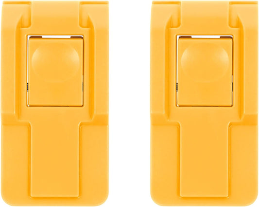 2 Pelican Yellow Replacement Push Button Medium Air Case Latches. Fits Air Series Cases.