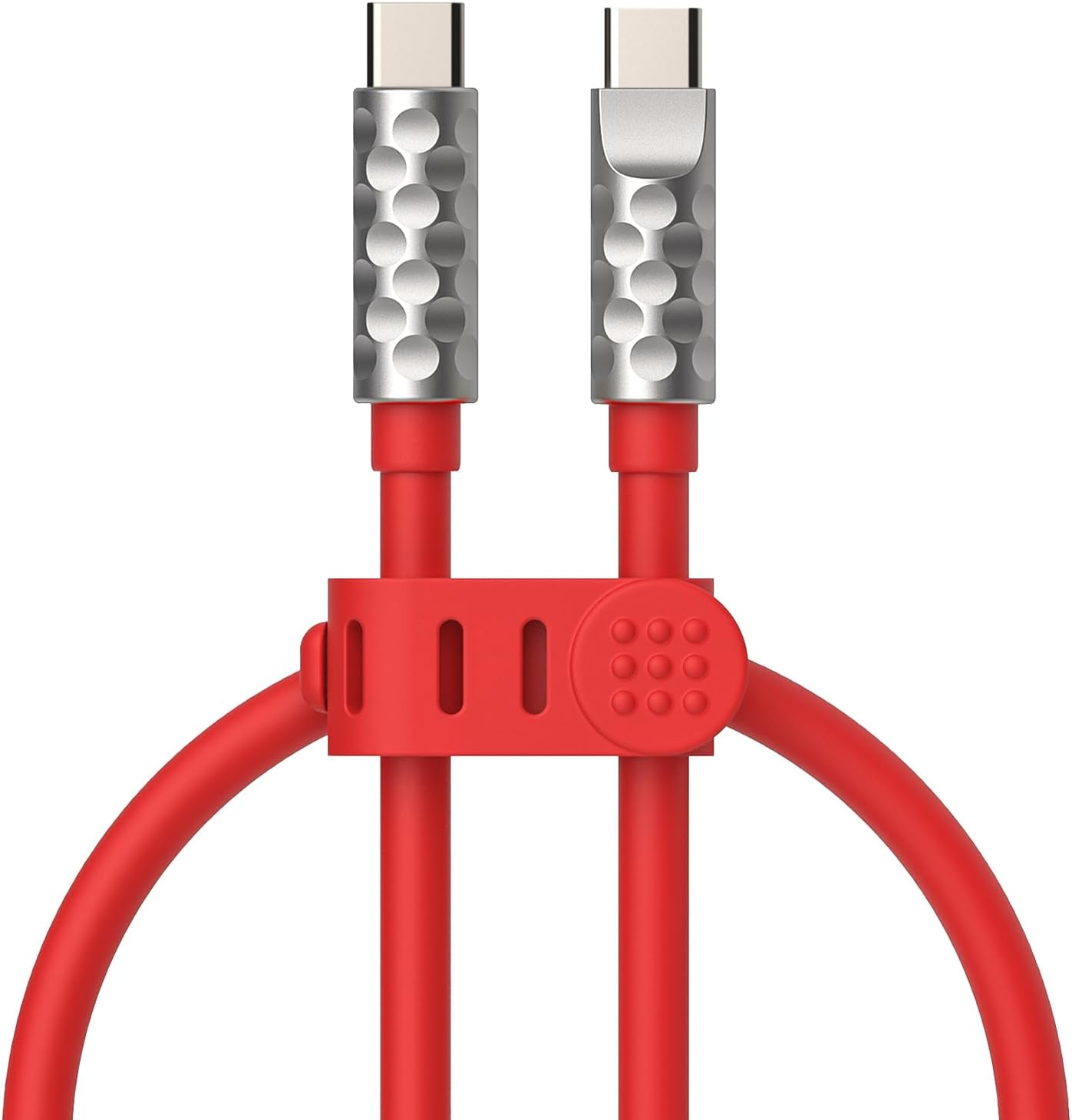 MFish USB C to USB C Cable 5FT, 240W Max Type-C Fast Charging Cord for iPhone 15/16 /17Series, iPad, MacBook and More (Red Type c, 5Ft)