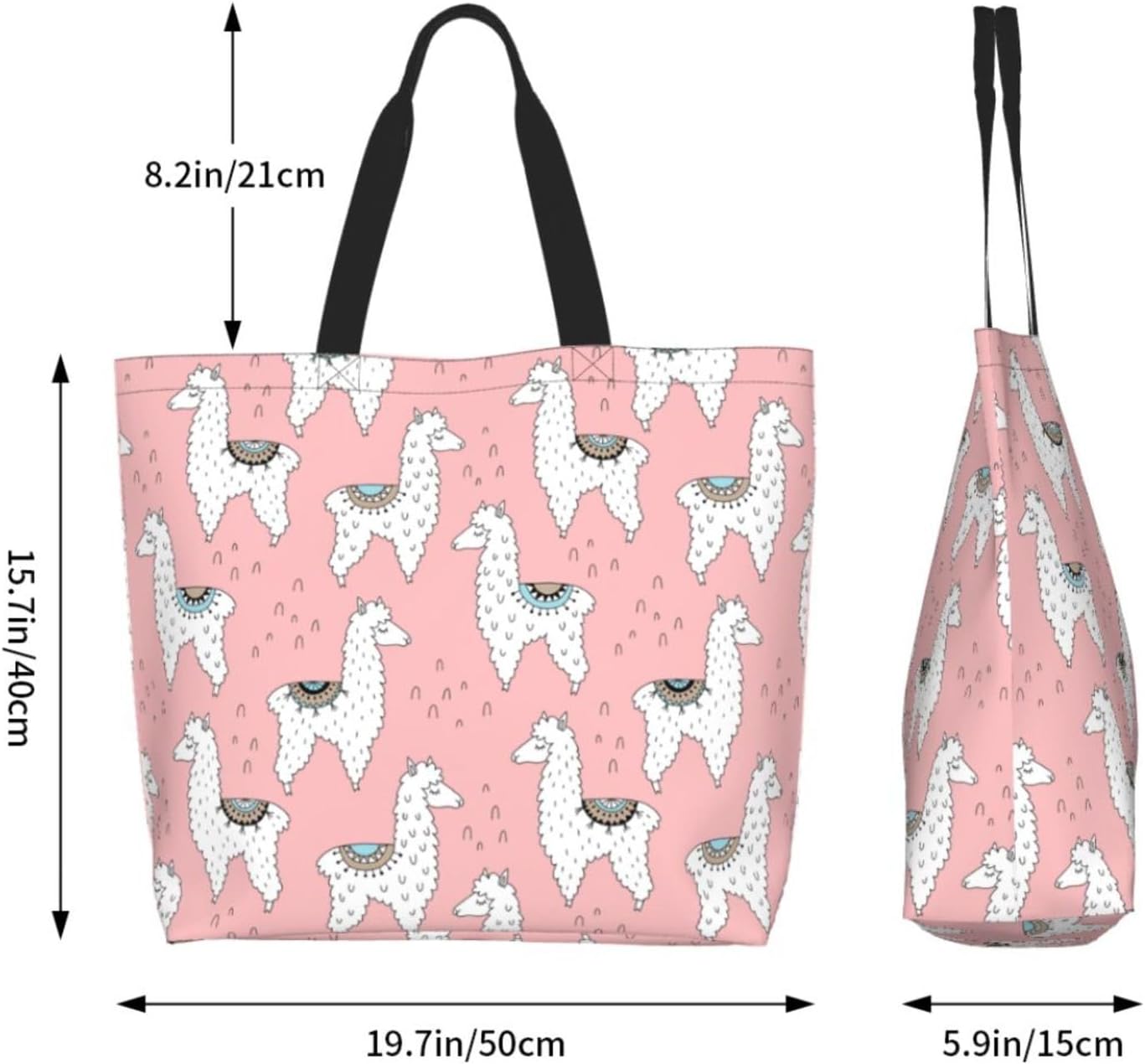Tote Bag Beach Bag for Women Reusable Grocery Large Shopping Shoulder Bag Travel Handbag