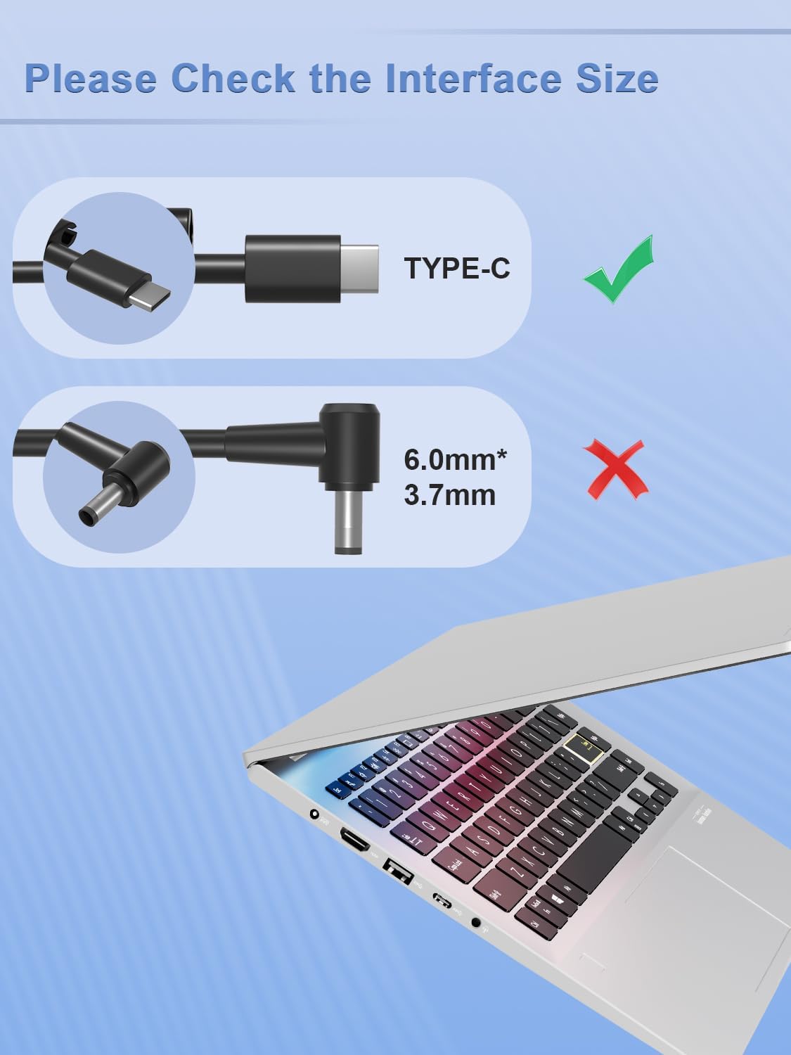 Car Charger USB C 100W 12V Compatible with Lenovo/HP/Dell/Acer/Asus/MacBook/Samsung/MSI/LG Surface Pro 11 10 9 8 7+ Google Chromebook Laptop, iPad, ROG Ally, Legion Go Other Type-C Devices
