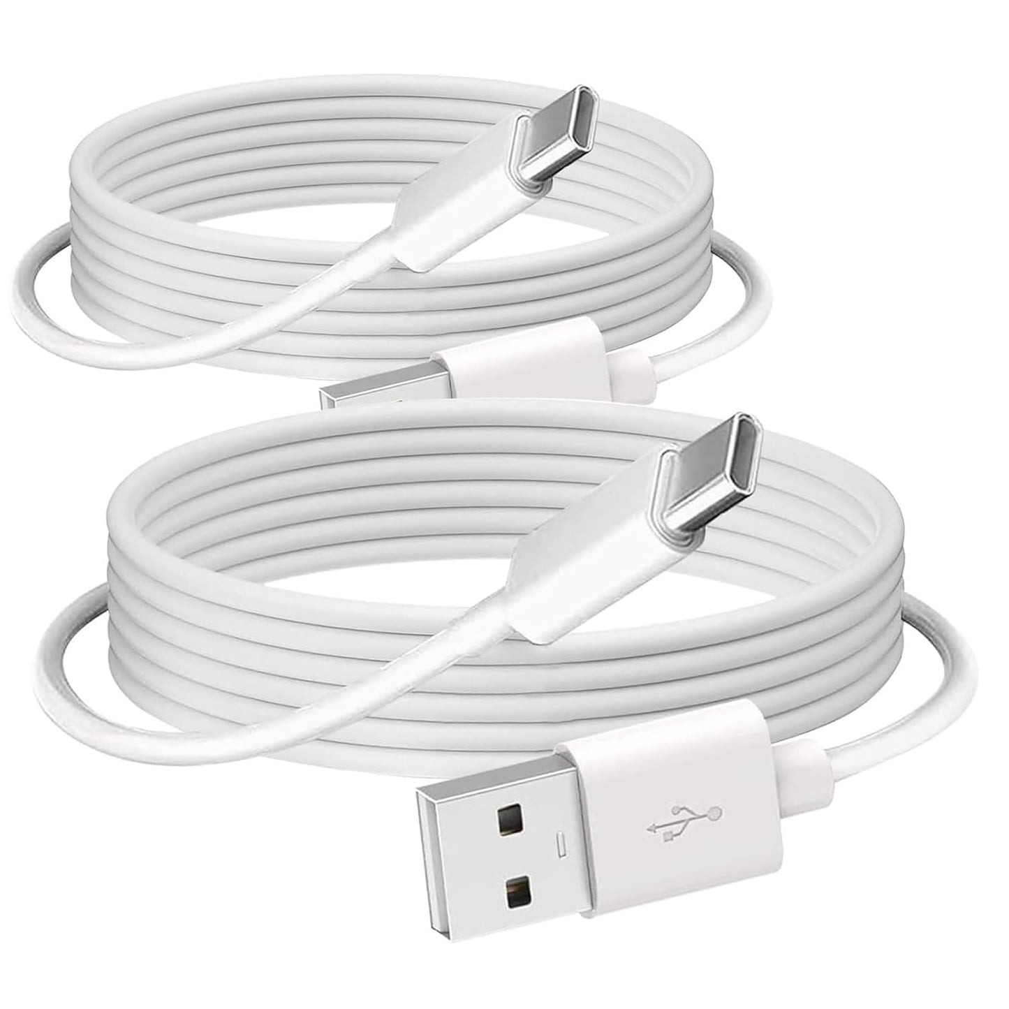 2 Pack USB A to USB C Cable for iPhone 16e 17 Air 16 15 Pro Max 16 15 Plus Car Carplay Data Cable, iPad USB C Cables,MacBook Air,Samsung S24 S23 S22,Google,LG Charger Charging Cord