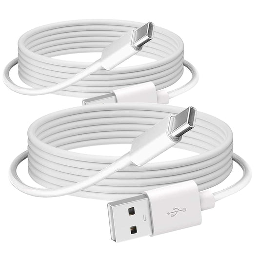 2 Pack USB A to USB C Cable for iPhone 16e 17 Air 16 15 Pro Max 16 15 Plus Car Carplay Data Cable, iPad USB C Cables,MacBook Air,Samsung S24 S23 S22,Google,LG Charger Charging Cord