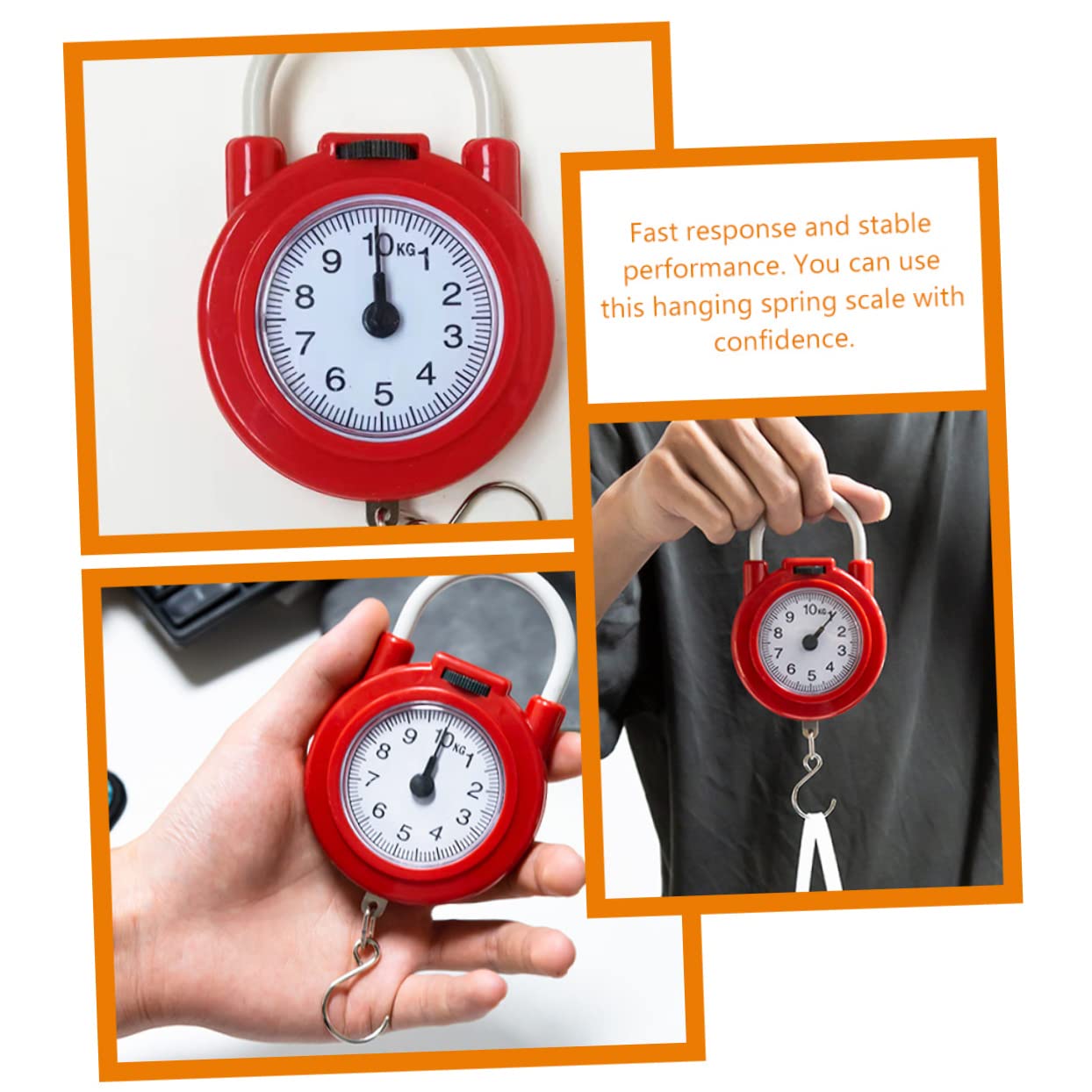 Portable Digital Luggage Scale for Travel Suitcase Scale Easy to Use Hook for Fishing Tools