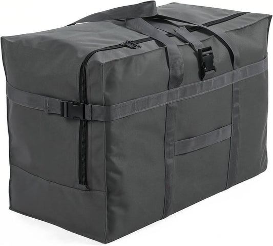 Arxus Large Duffel Bag, Waterproof Carry on Weekend Overnight Storage Bag over Luggage for Airline, Travel, Camping, Moving