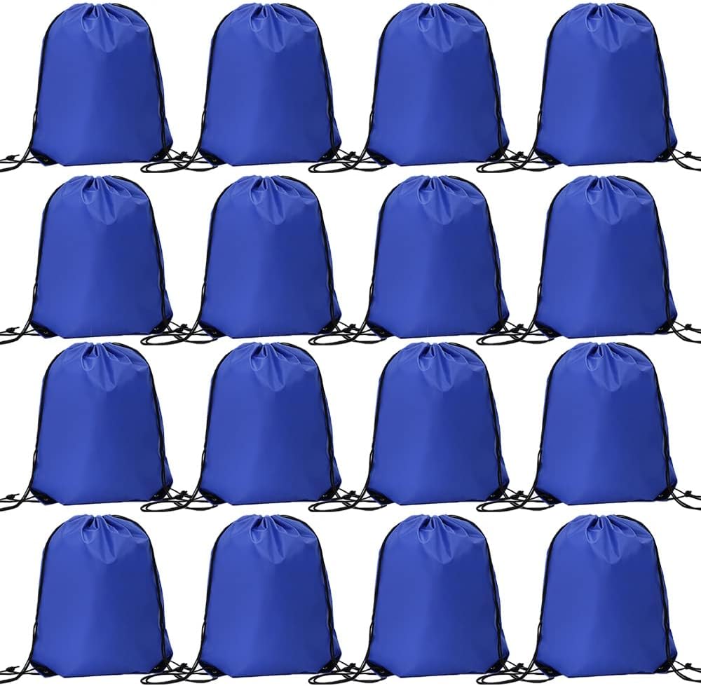 Bulk Drawstring Bags, Polyester Draw String Bags, Gym Sports Cinch Bag Drawstring Backpack for