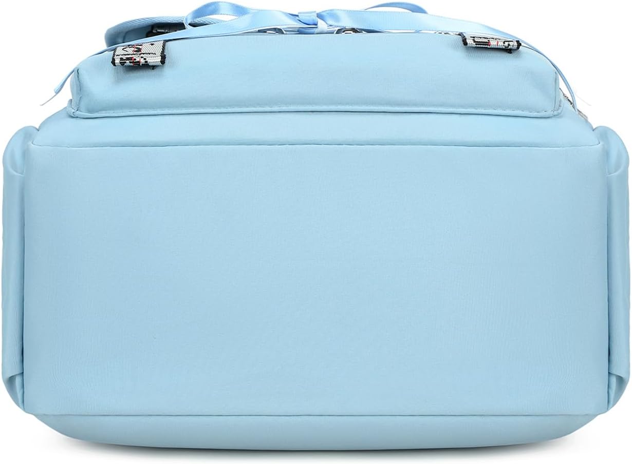 Teen Girl School Backpack for Girls Backpack Kids Gothic Bookbag School Backpacks for Girls Teens (Blue)