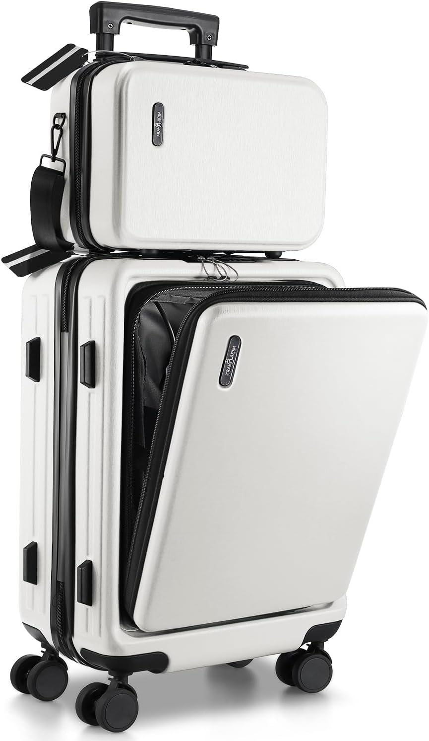 22 Inch Carry On Luggage 22x14x9 Airline Approved, Carry On Suitcase with Wheels, Hard-shell