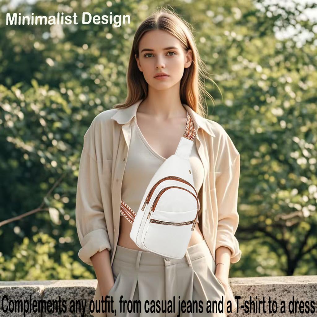 EVANCARY Small Sling Bag for Women Men, Sling Backpack Chest Daypack Crossbody Bag for Travel