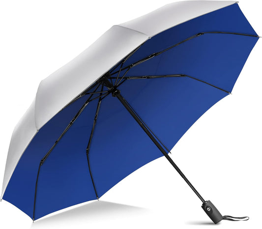 ZOMAKE UV Umbrella for Sun Protection UPF 50+,Travel Compact Sun Umbrellas UV Blocking Small Auto Open Portable for Walking