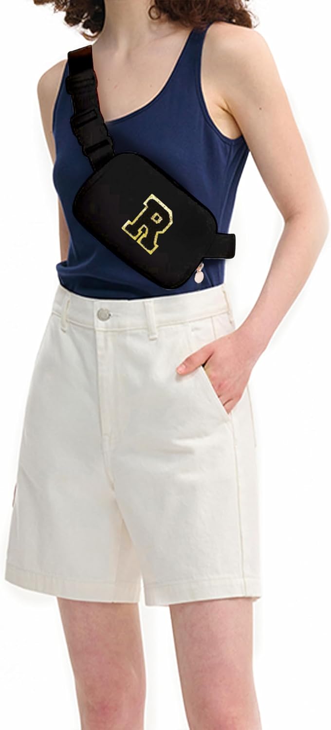Personalized Belt Bag for Women Girls - Fashion Mini Waist Packs with Adjustable Strap - Trendy