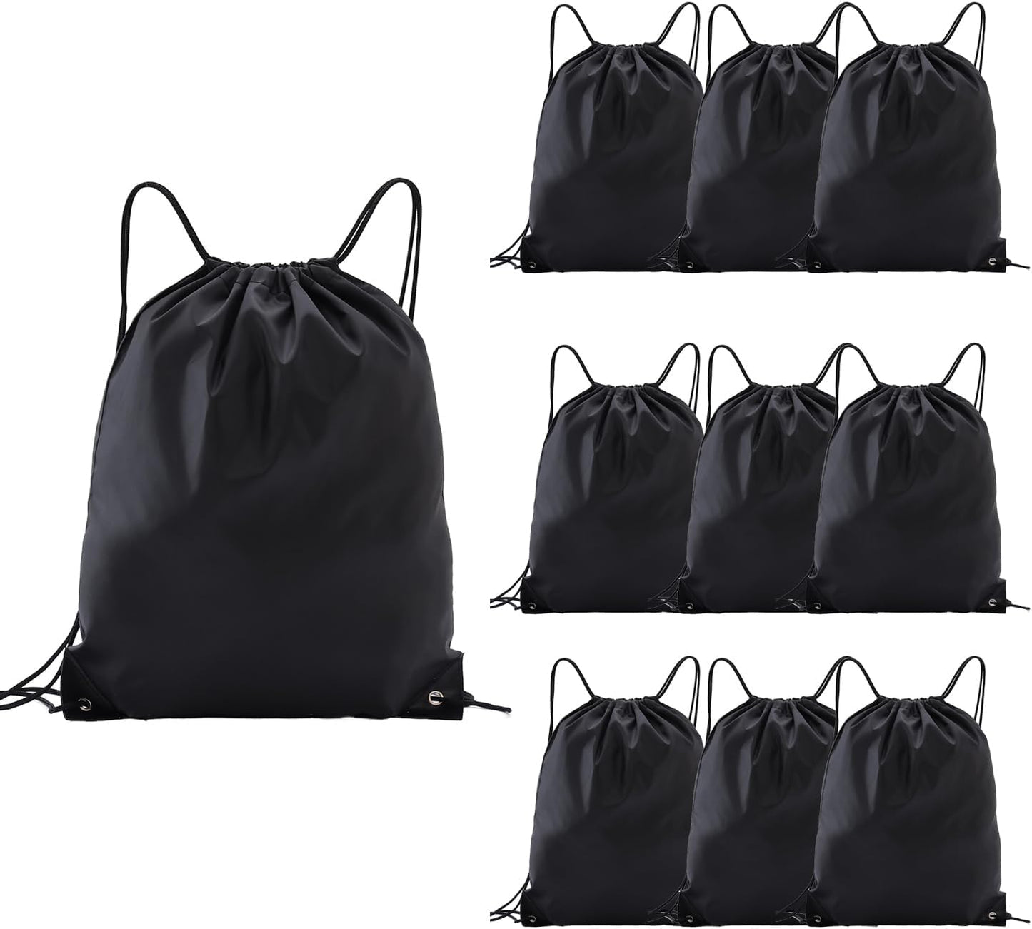 drawstring backpack, Drawstring Bags Bulk,10 Pcs Draw String Bags, Cinch Bag,essential for gym