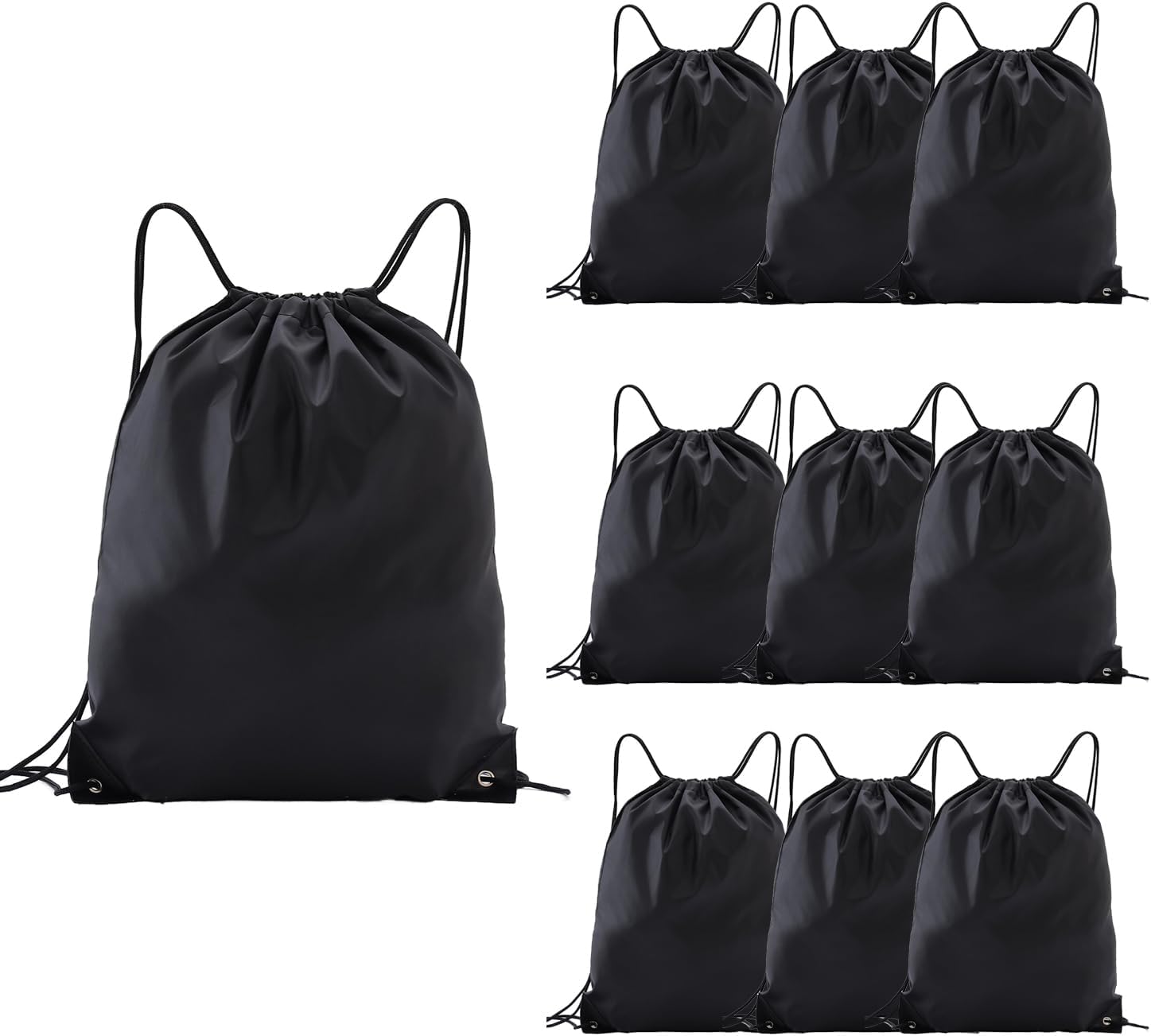 drawstring backpack, Drawstring Bags Bulk,10 Pcs Draw String Bags, Cinch Bag,essential for gym