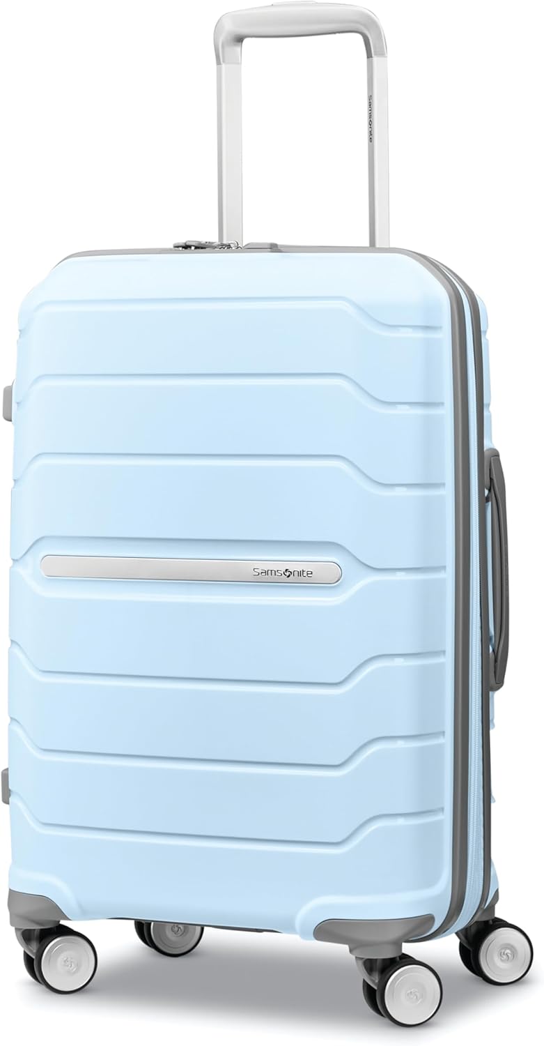 Samsonite Freeform Hardside Carry-On Luggage with Spinner Wheels - Hardshell Suitcase - TSA