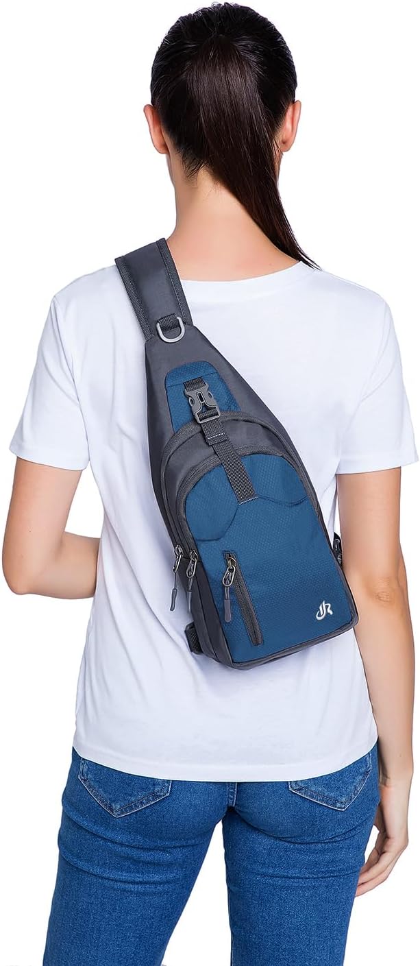 Y&R Direct 14 Colors Lightweight Sling Backpack Sling Bag Travel Hiking Small Backpack for Women Men Gifts